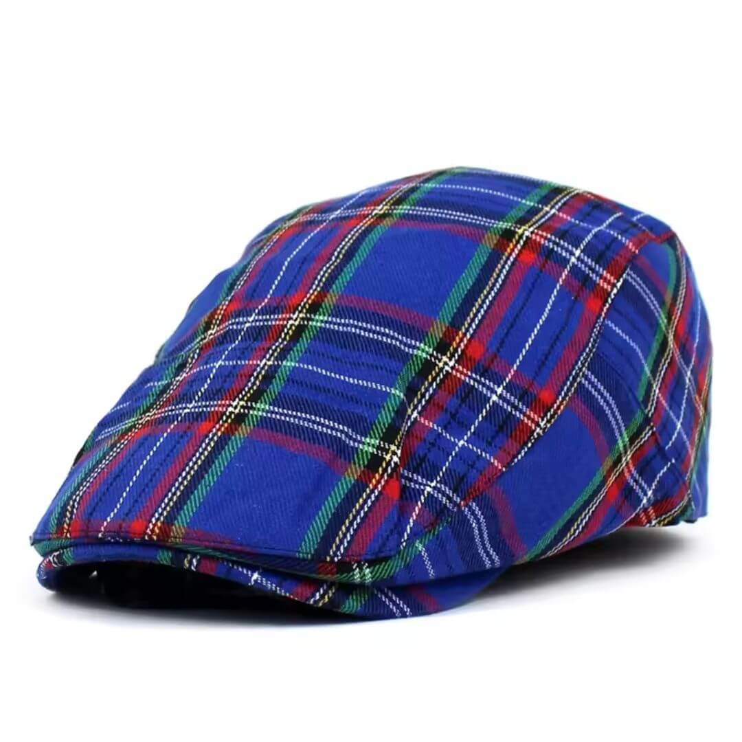 Tartan-Ivy Cap aus Baumwolle — BLIESKASTEL