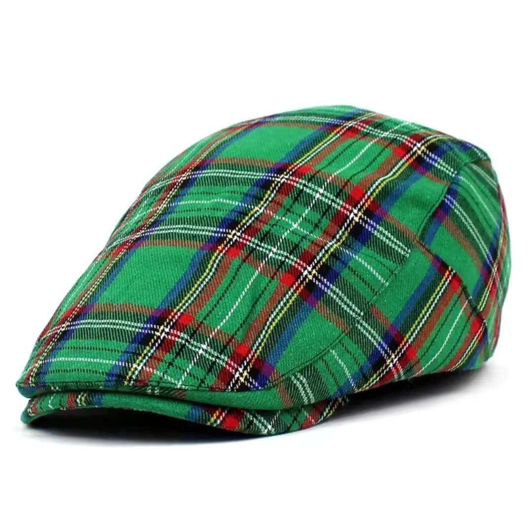 Tartan-Ivy Cap aus Baumwolle — BLIESKASTEL