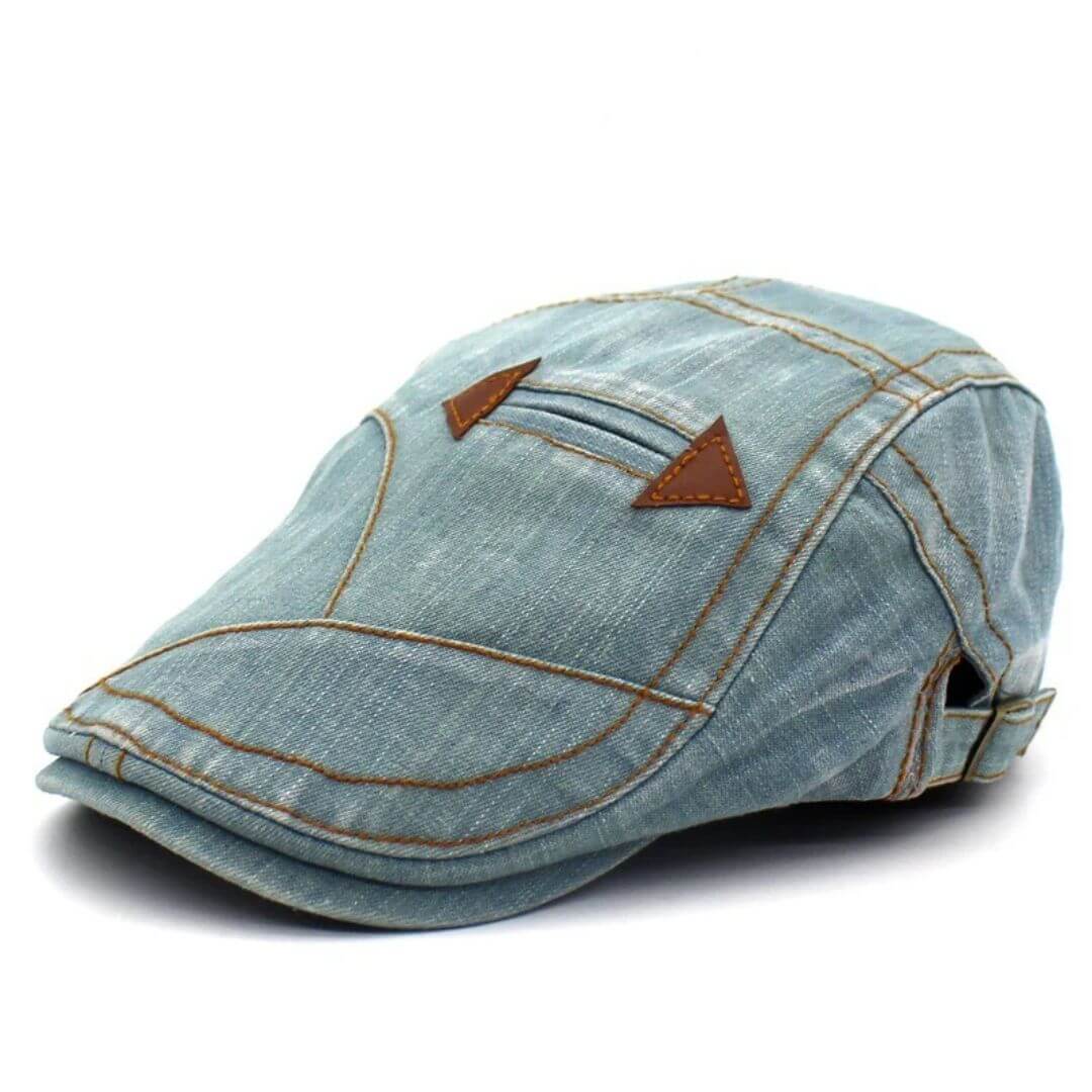 Schiebermütze aus Denim — WOLFSBERG