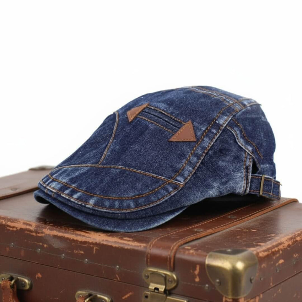 Schiebermütze aus Denim — WOLFSBERG