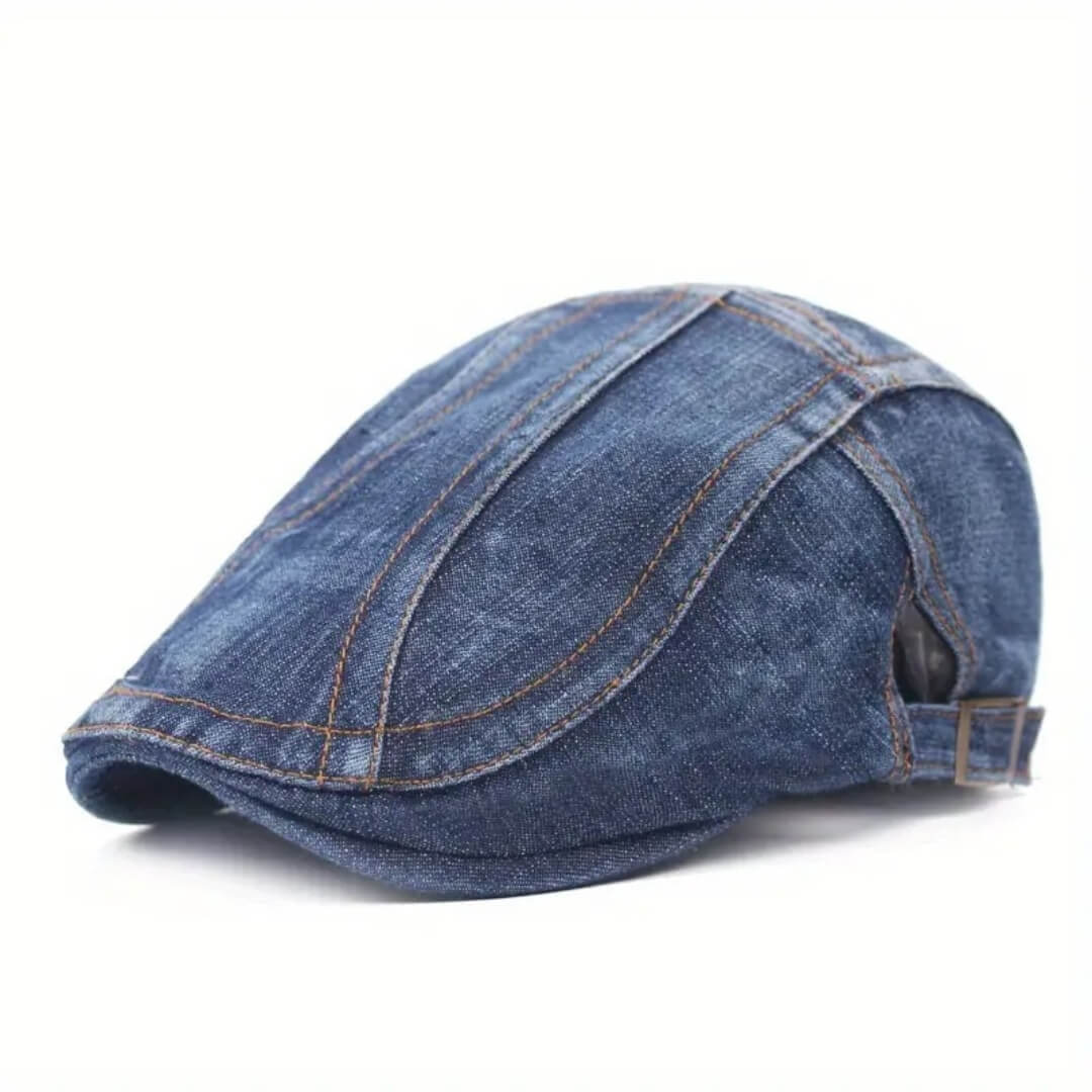 Schiebermütze aus Denim — RIESA