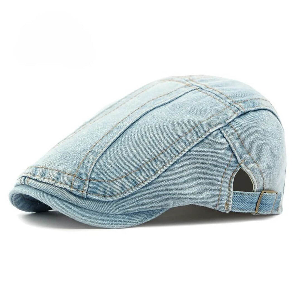 Schiebermütze aus Denim — RIESA