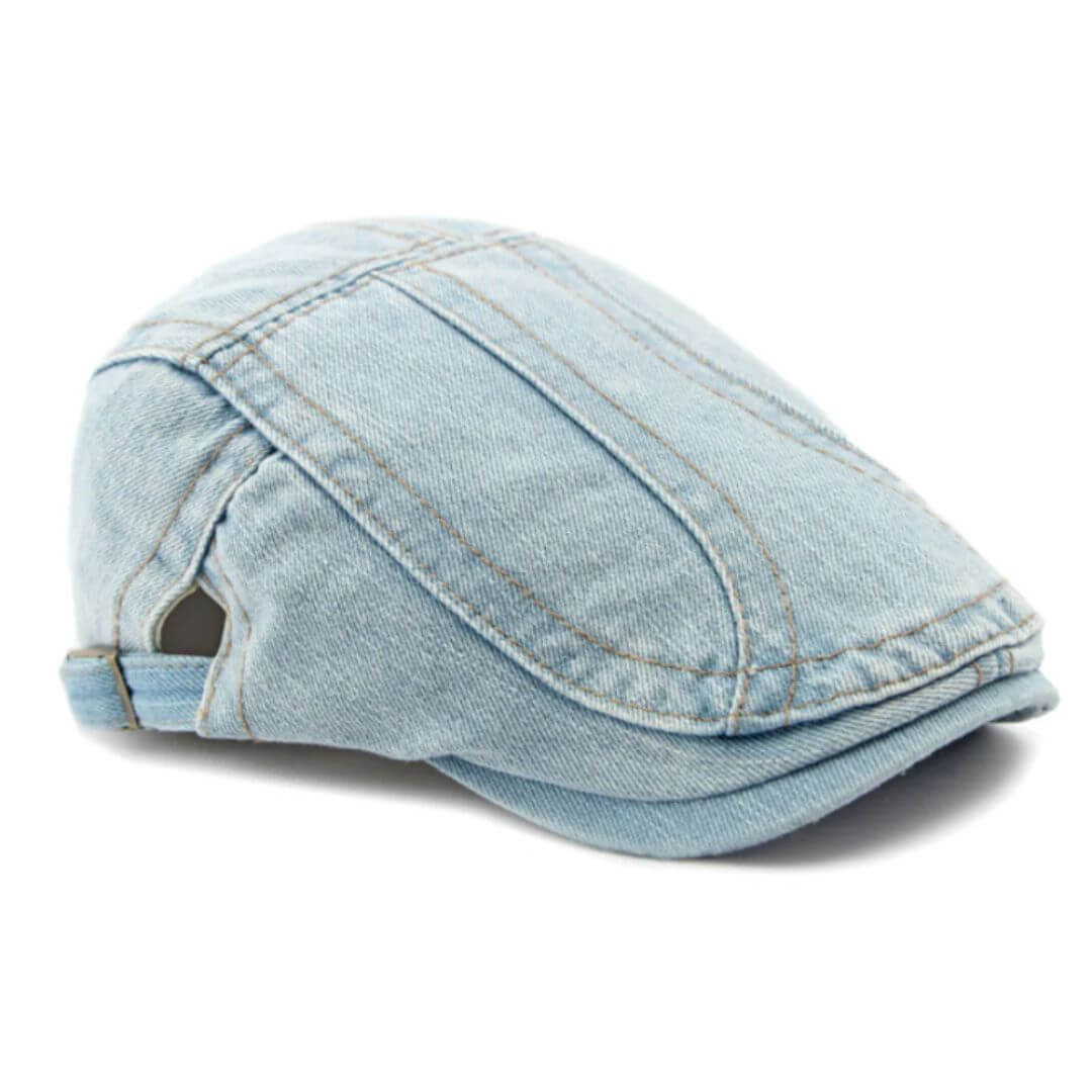 Schiebermütze aus Denim — RIESA
