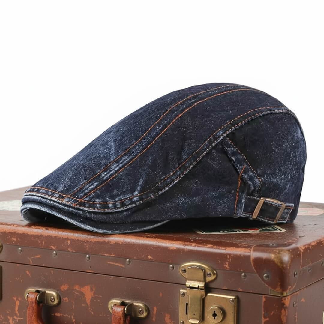 Schiebermütze aus Denim — PLOEN