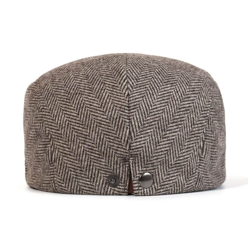 Fischgrät-Ivy Cap aus Wolle — HETTSTEDT