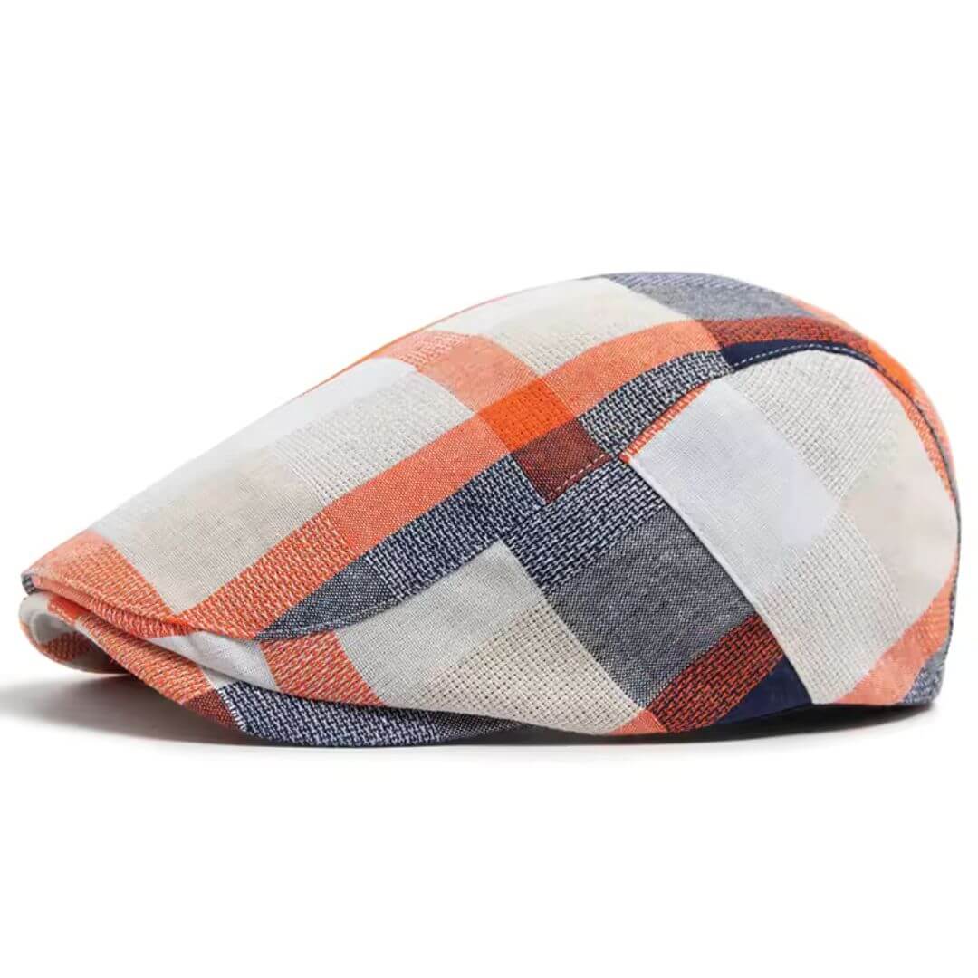 Patchwork-Schiebermütze aus Baumwolle — LIEZEN