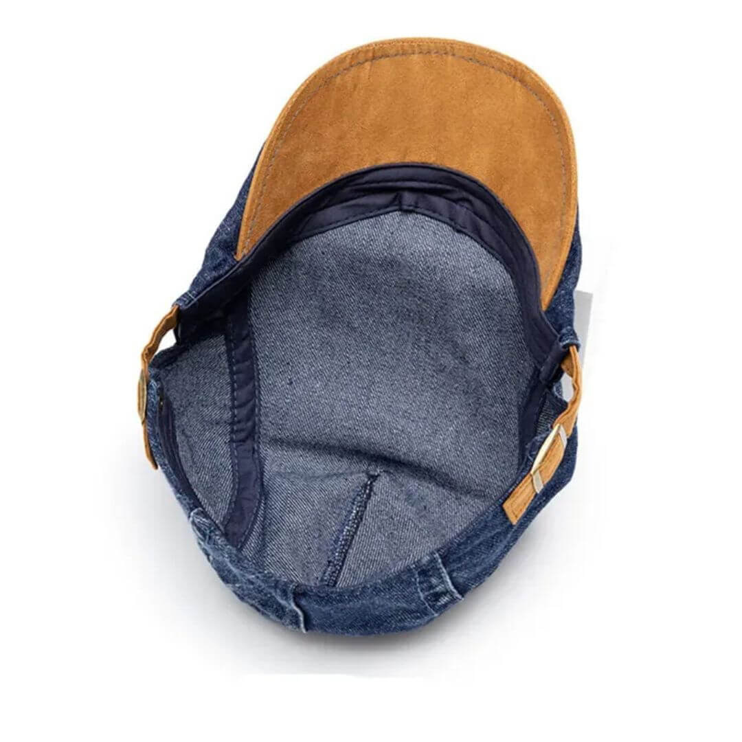 Schiebermütze aus Denim — BENSHEIM