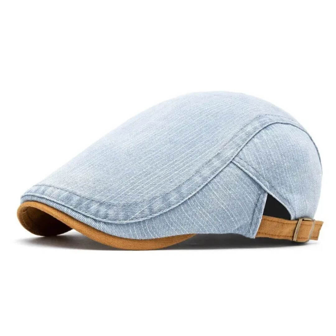 Schiebermütze aus Denim — BENSHEIM