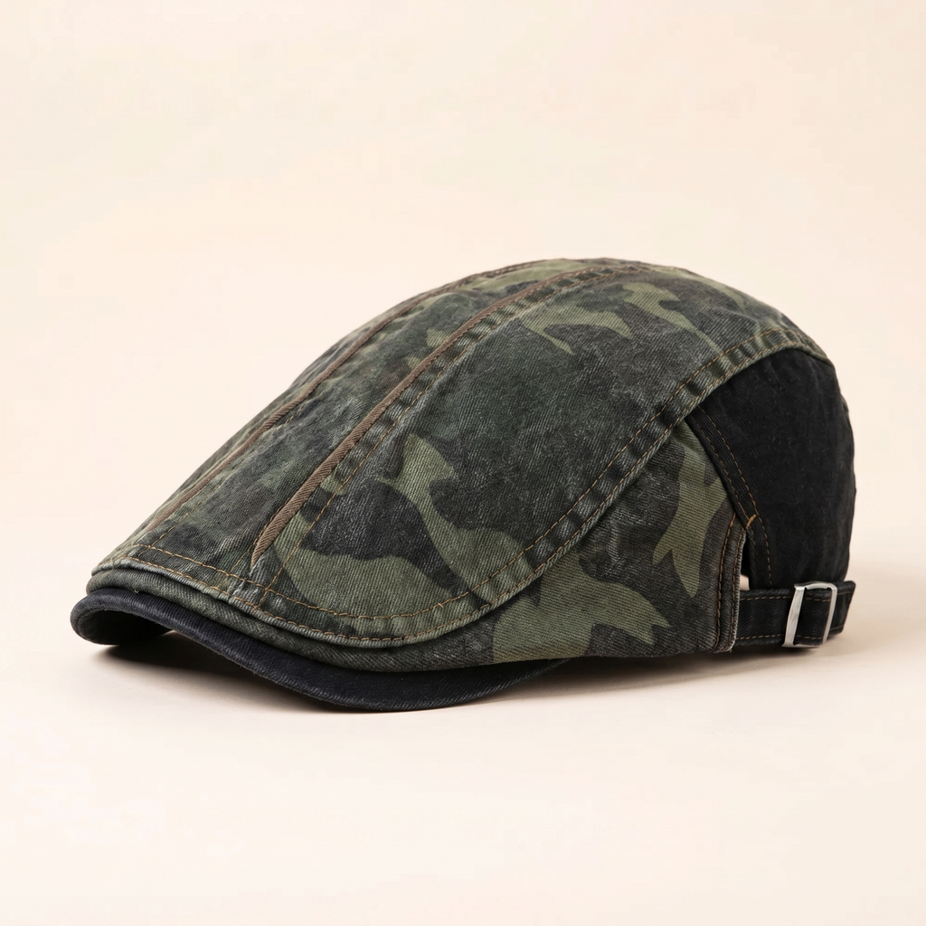 Camouflage-Fahrermütze aus Baumwolle — EBERN