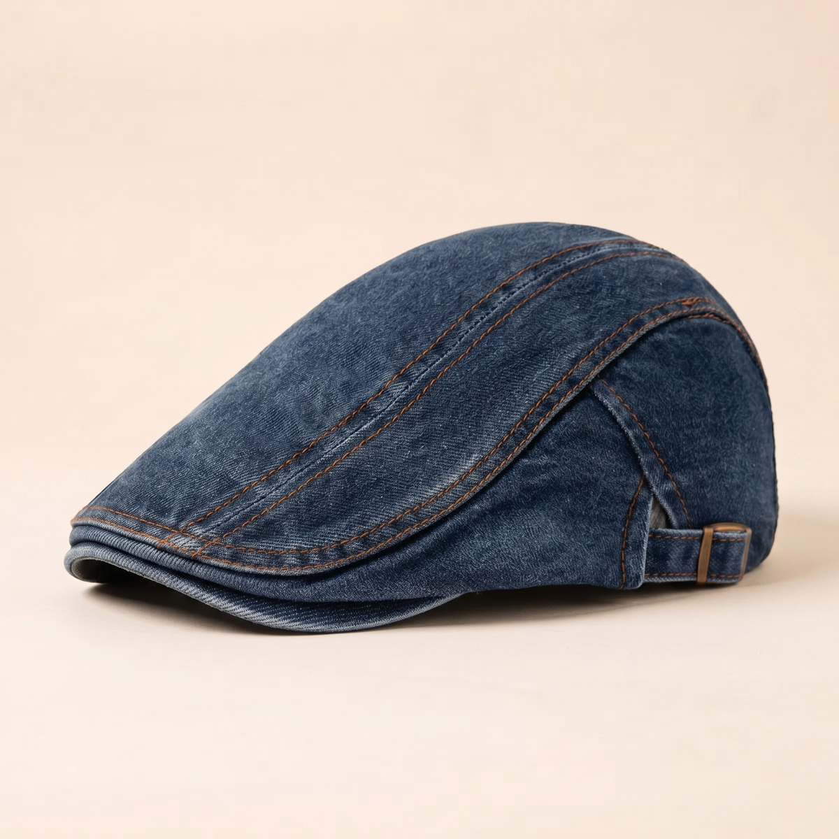 Schiebermütze aus Denim — HERMSDORF