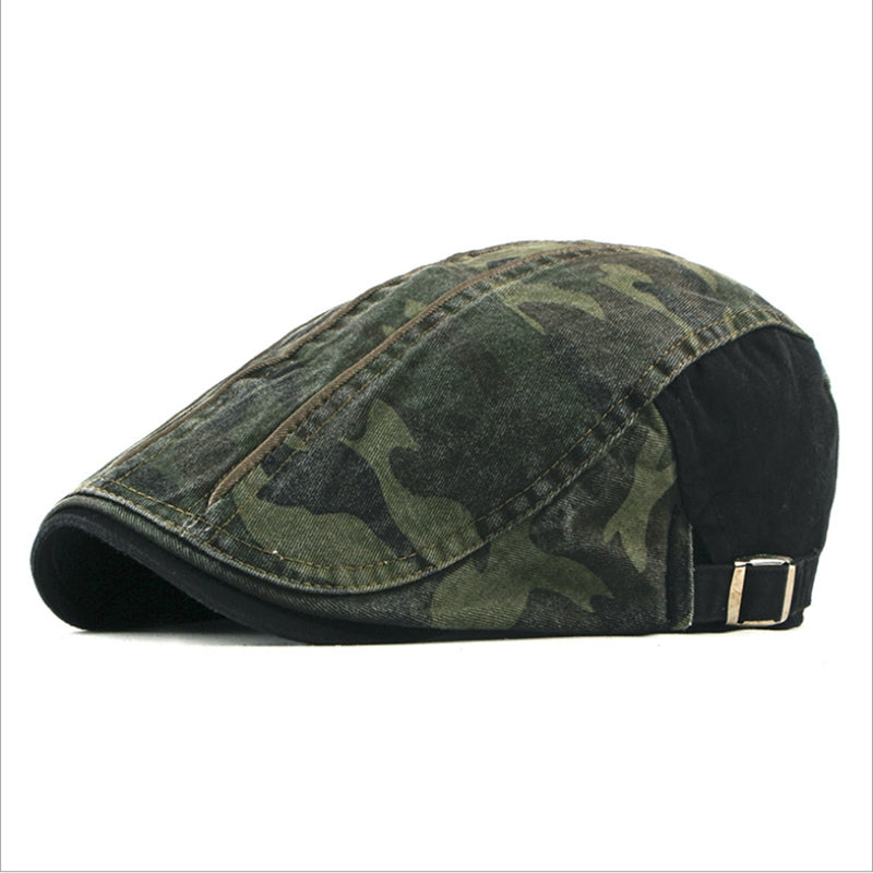 Camouflage-Fahrermütze aus Baumwolle — LAUTERBACH