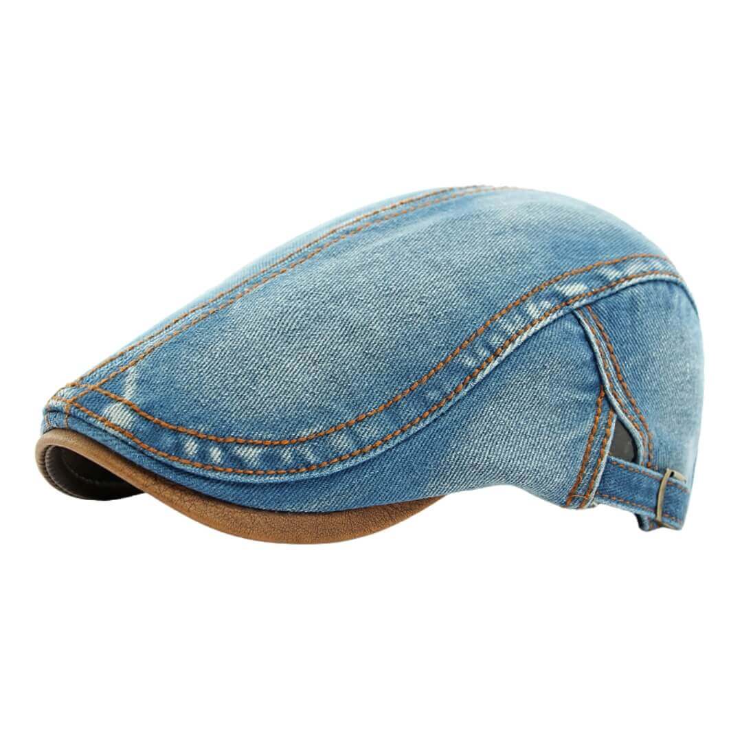 Schiebermütze aus Denim — ANGERMUENDE