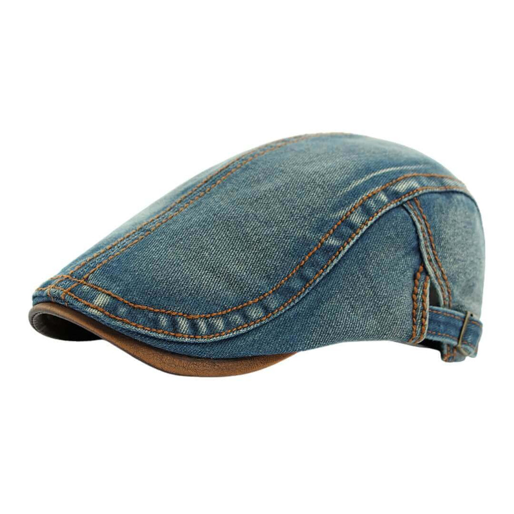 Schiebermütze aus Denim — ANGERMUENDE