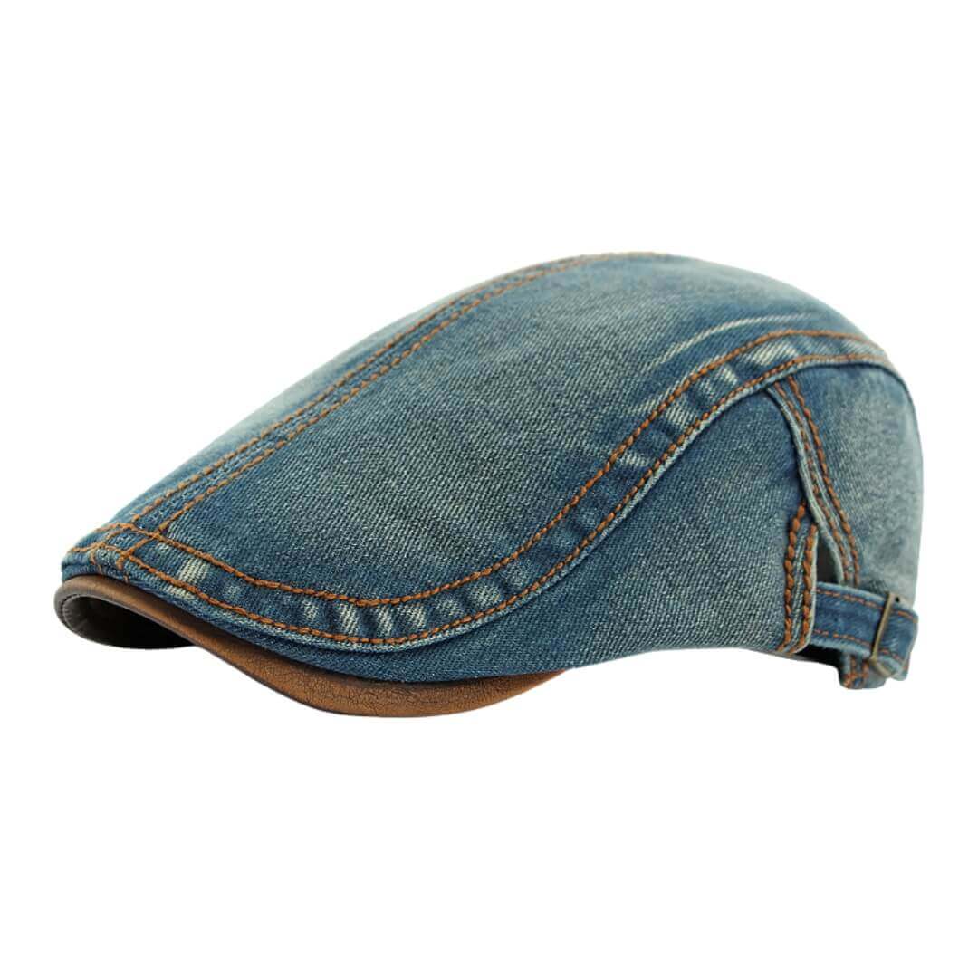 Schiebermütze aus Denim — ANGERMUENDE