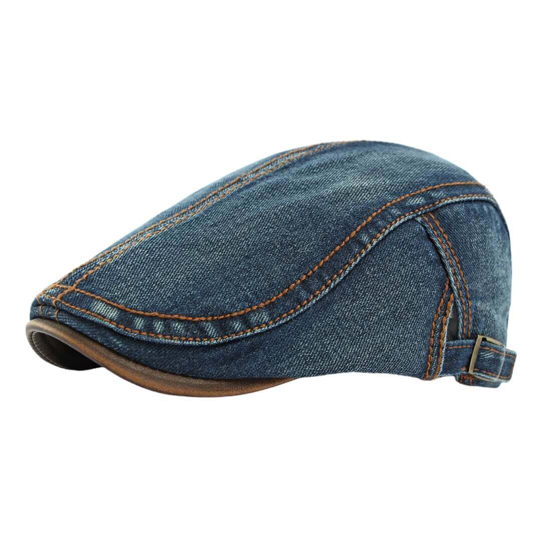 Schiebermütze aus Denim — ANGERMUENDE