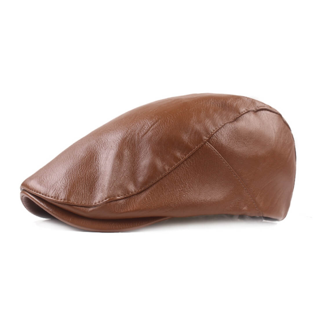 Schiebermütze aus Leder — WOLGAST