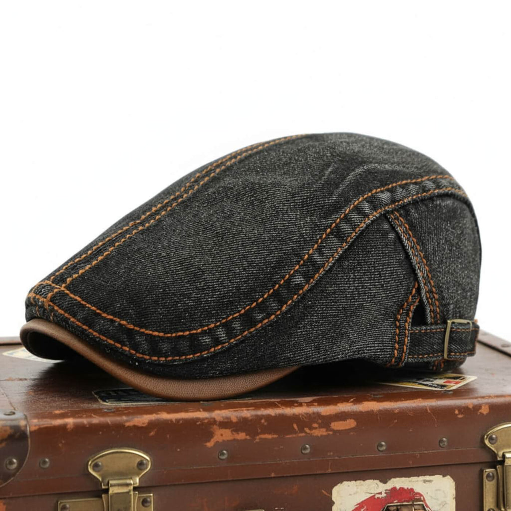 Schiebermütze aus Denim — ANGERMUENDE