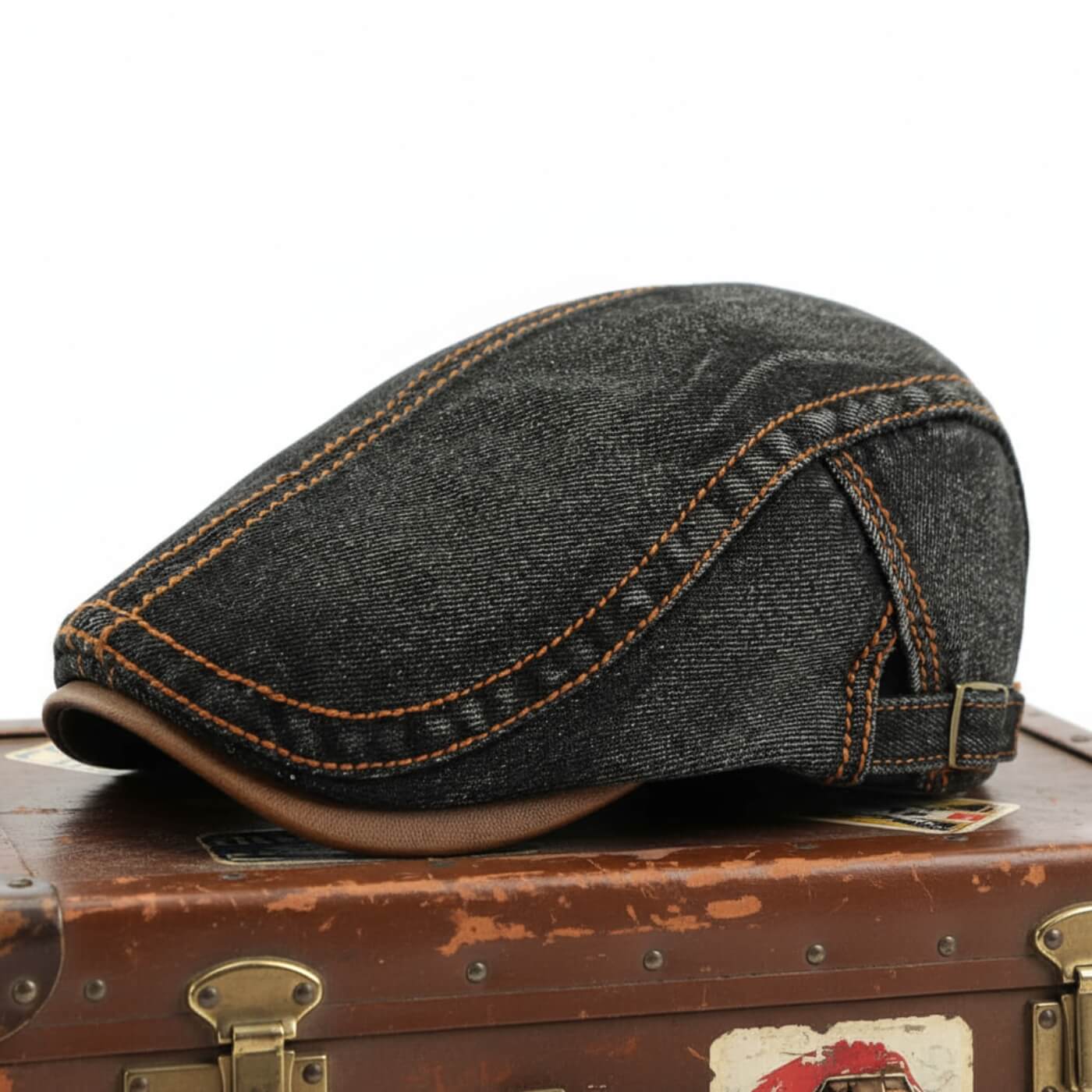 Schiebermütze aus Denim — ANGERMUENDE