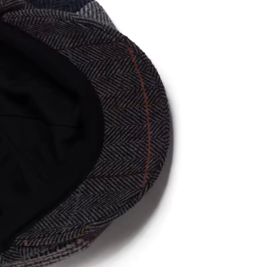 Patchwork-Schiebermütze aus Wolle — MONTABAUR