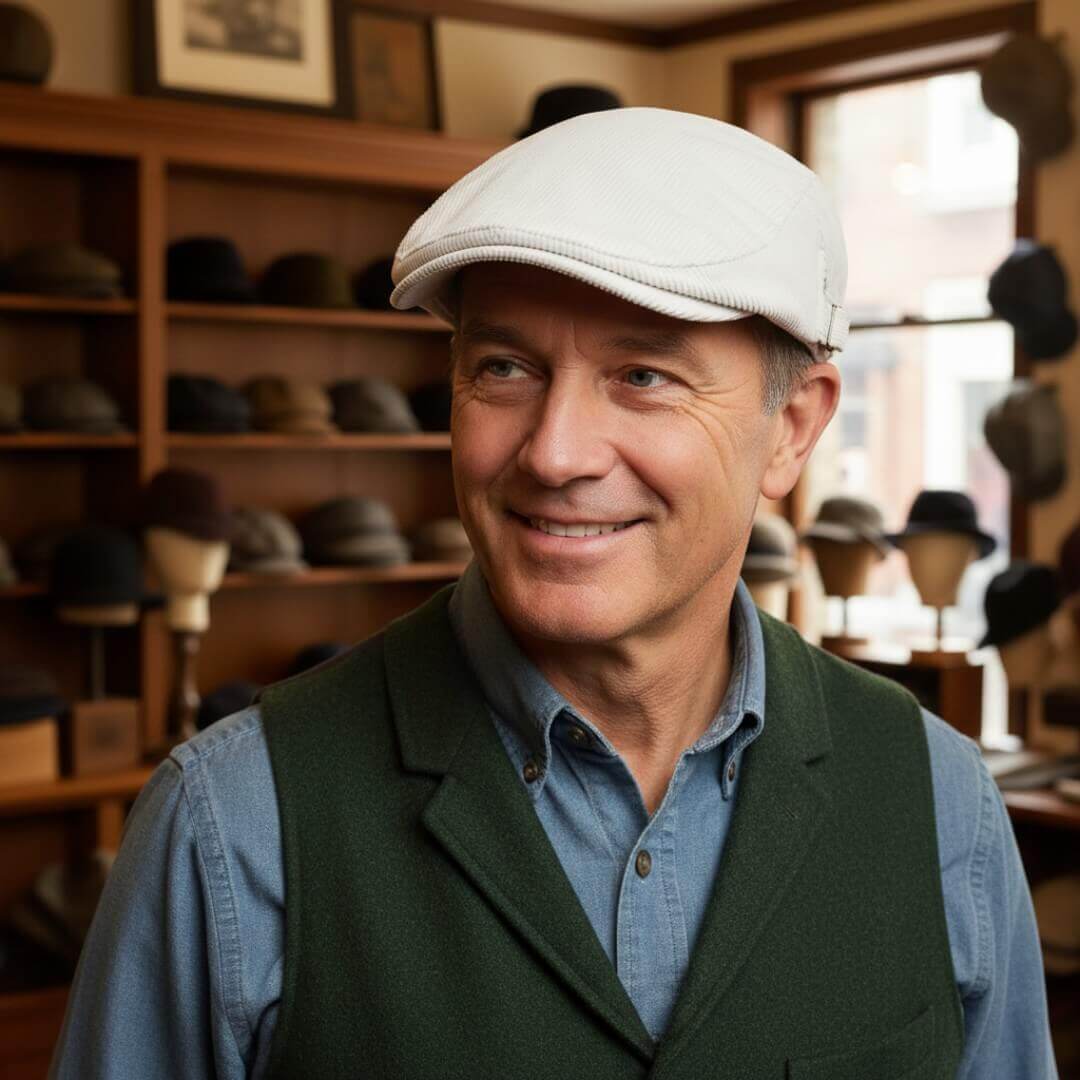Schiebermütze aus Cord — INTERLAKEN