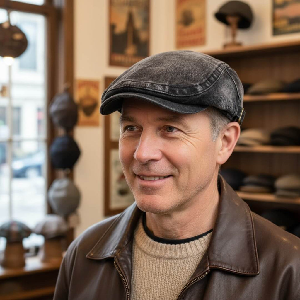 Schiebermütze aus Denim — ILSENBURG