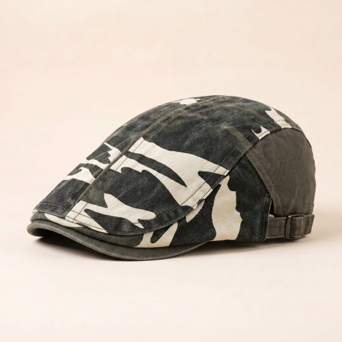 Camouflage-Fahrermütze aus Baumwolle — NEUWIED
