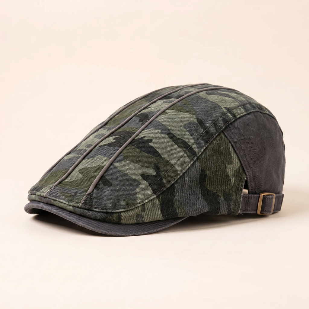 Camouflage-Fahrermütze aus Baumwolle — NEUWIED