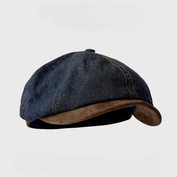 Schiebermütze aus Denim — HEINSBERG