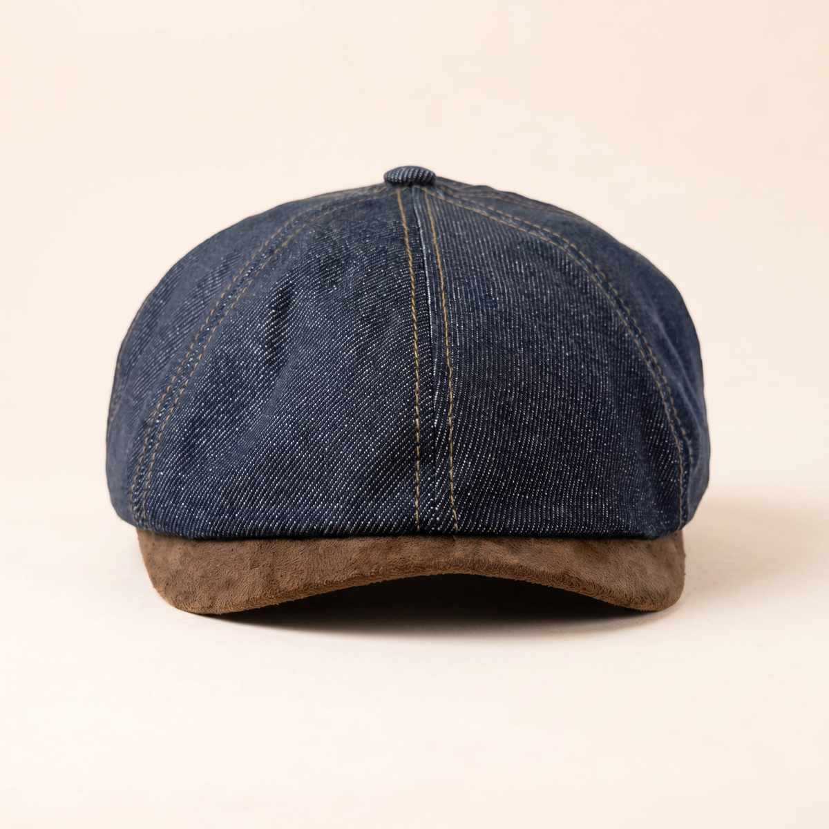 Schiebermütze aus Denim — KANDERSTEG