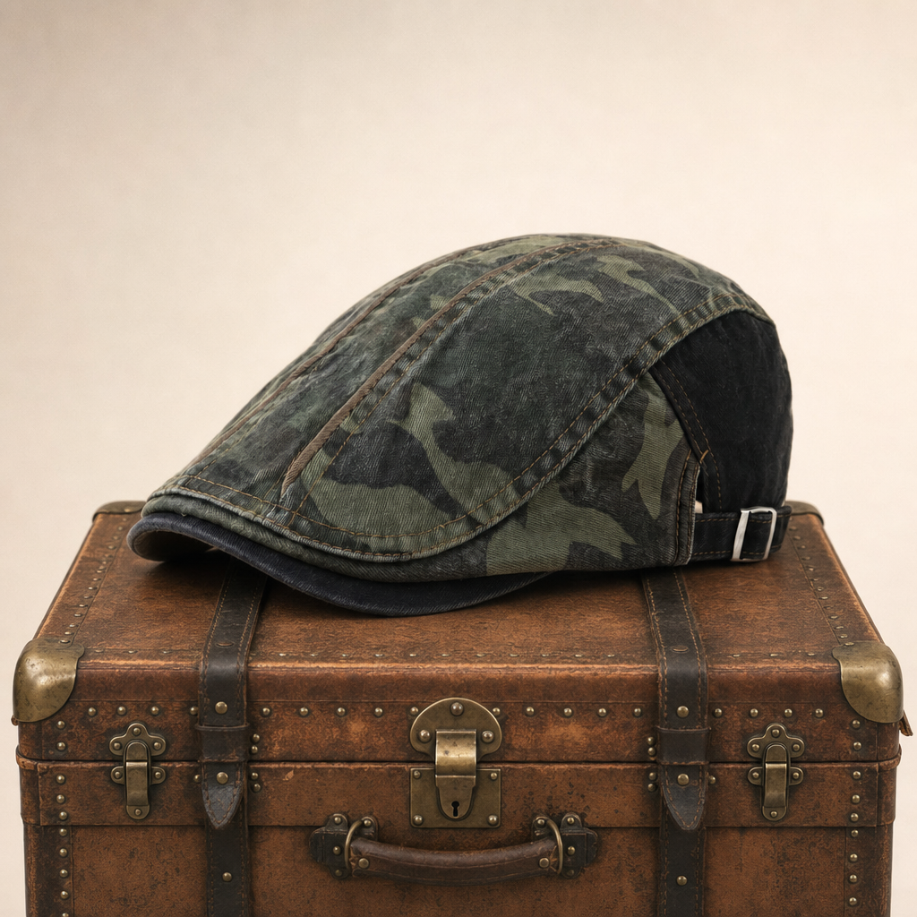 Camouflage-Fahrermütze aus Baumwolle — EBERN