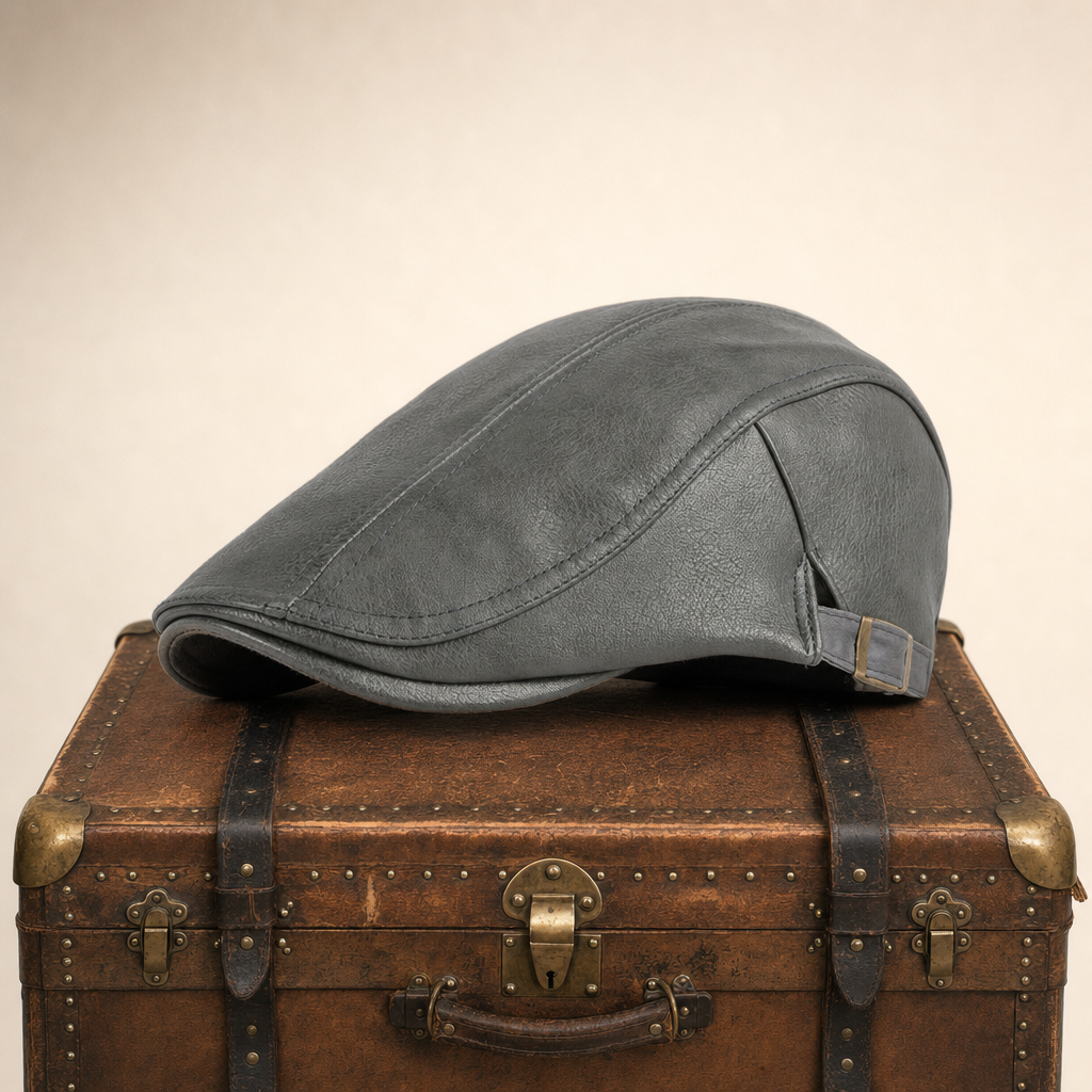 Schiebermütze aus Leder — FREUDENSTADT