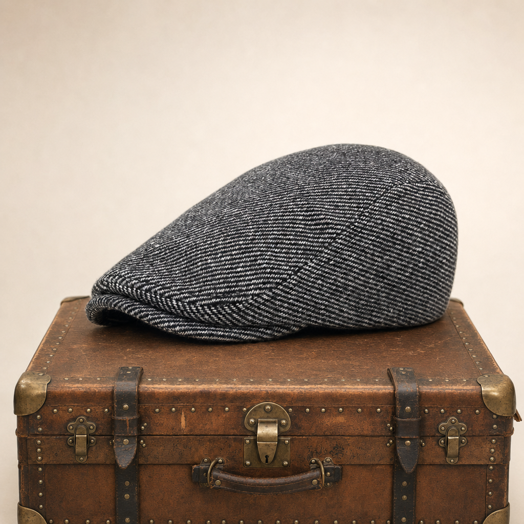 Schiebermütze aus Tweed — BRETTEN