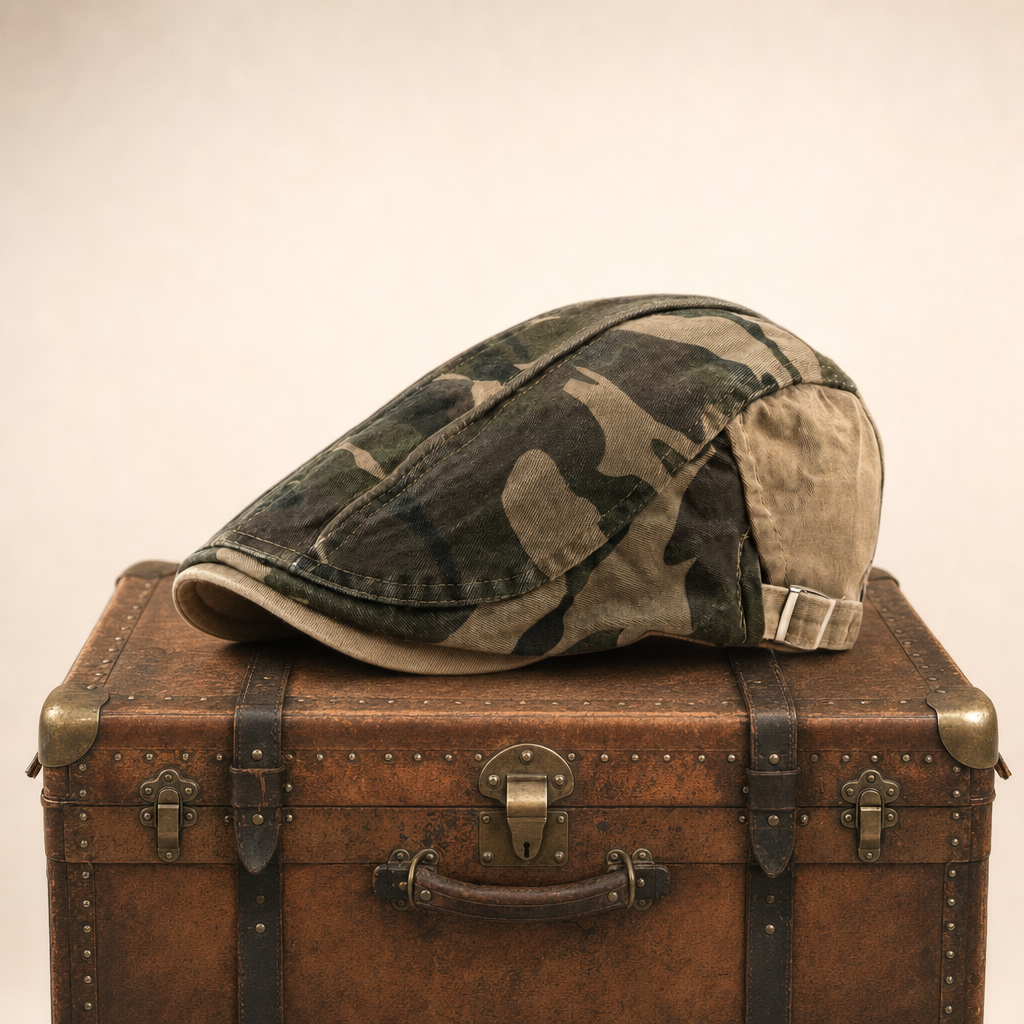 Camouflage-Fahrermütze aus Baumwolle — NEUWIED