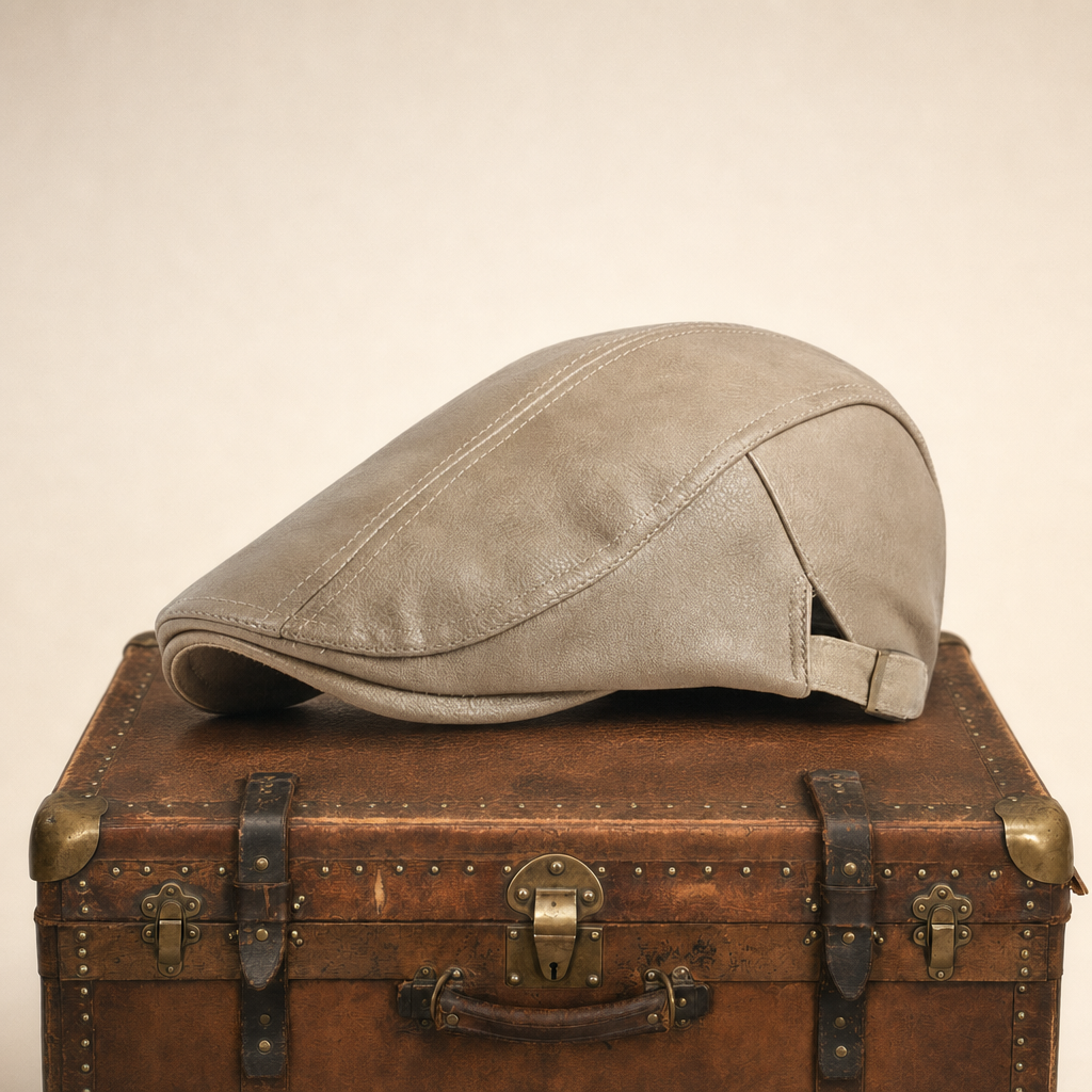 Schiebermütze aus Leder — FREUDENSTADT