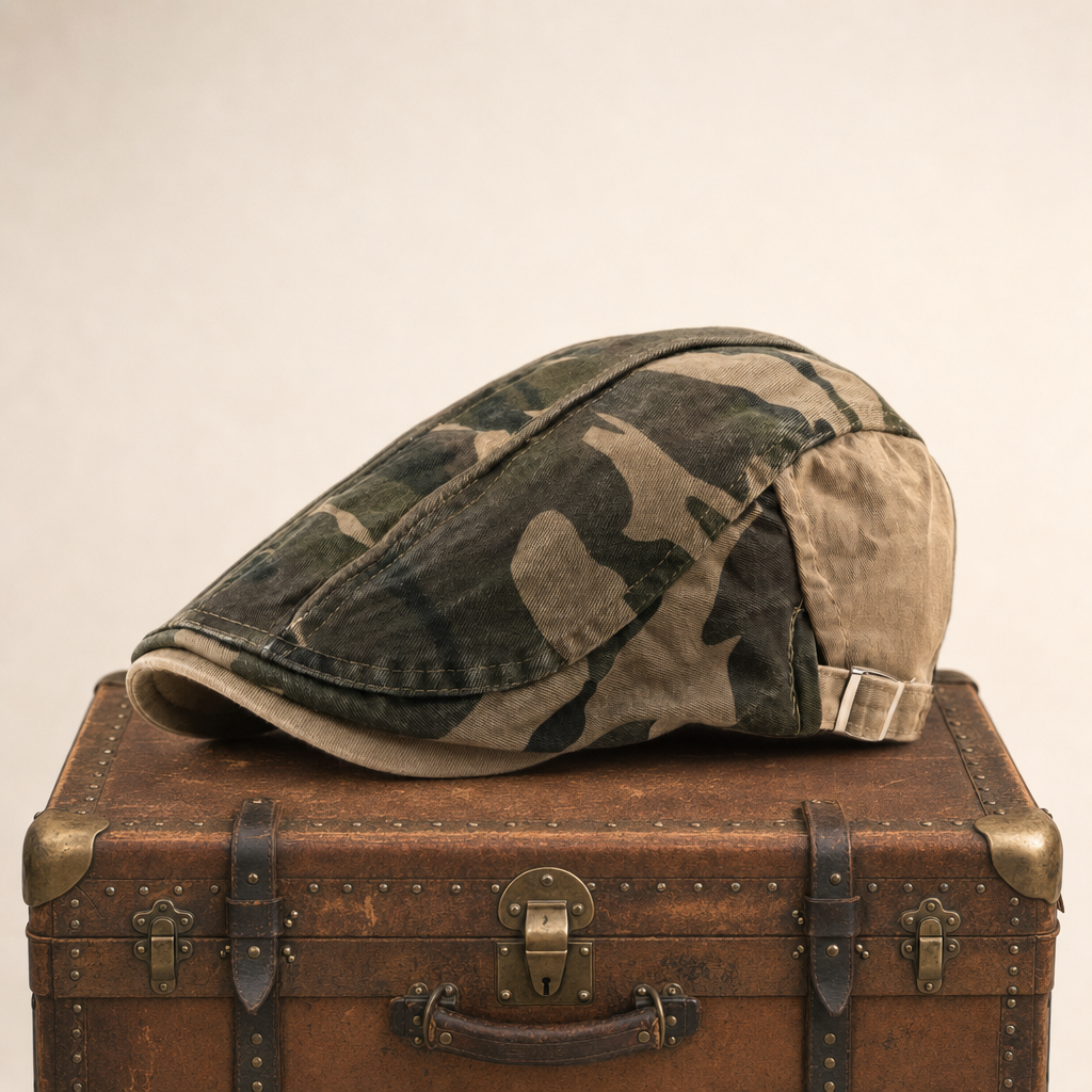 Camouflage-Fahrermütze aus Baumwolle — EBERN