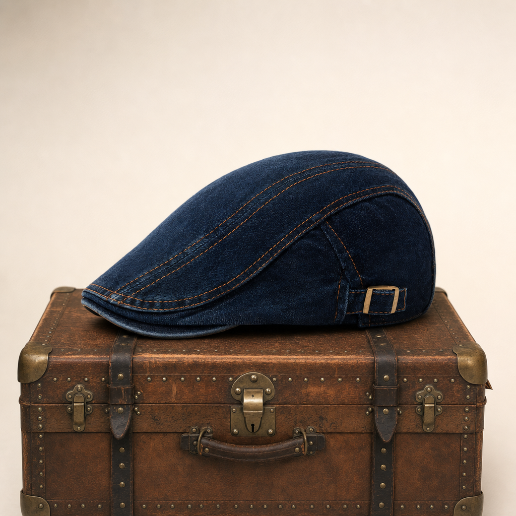 Schiebermütze aus Denim — MARBACH