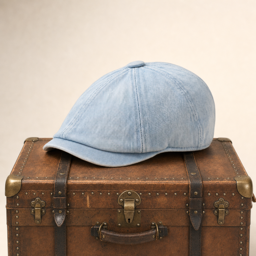 Ballonmütze aus Denim — HOFGEISMAR