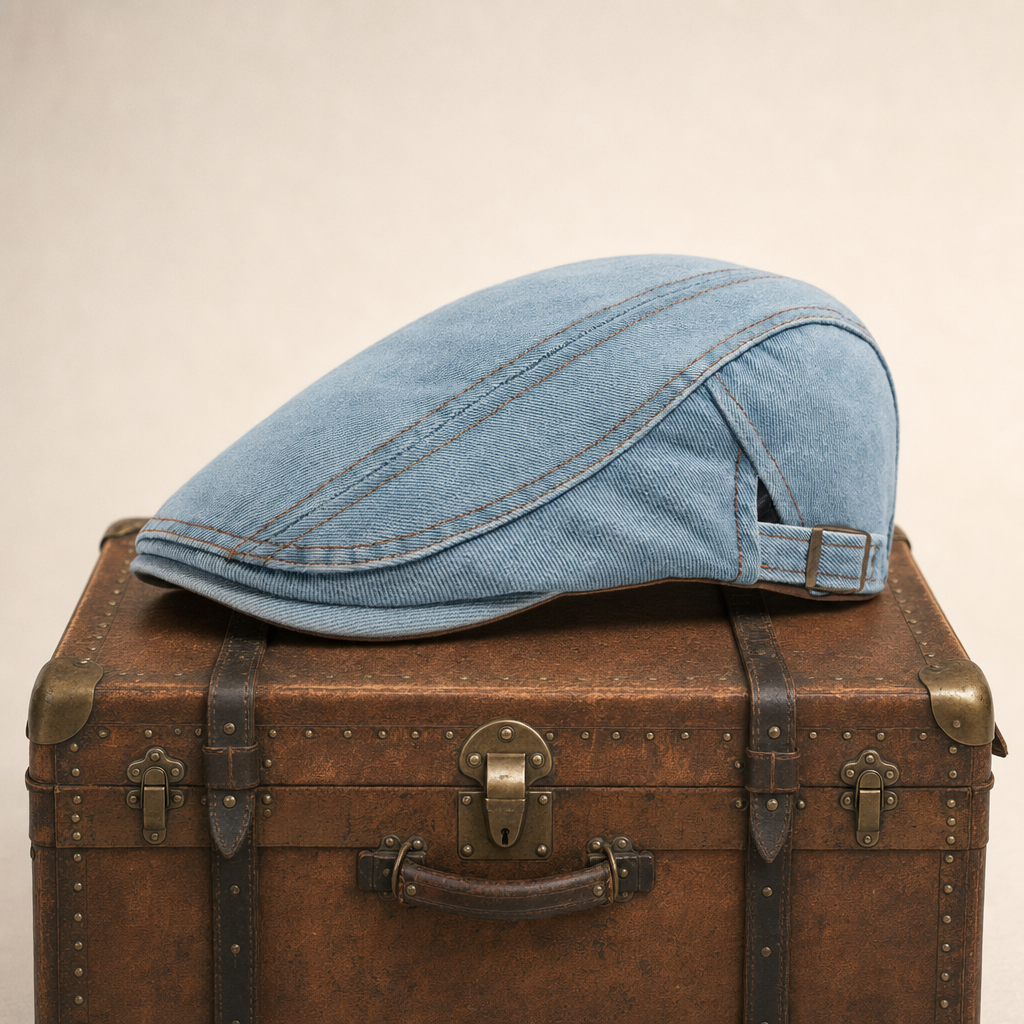 Schiebermütze aus Denim — MARBACH