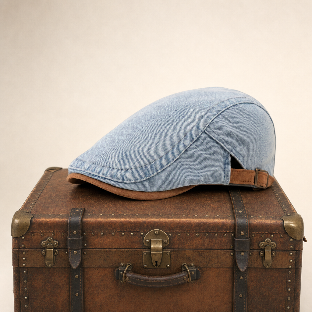 Schiebermütze aus Denim — ESCHWEGE