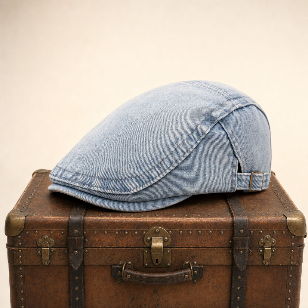 Schiebermütze aus Denim — LOSHEIM