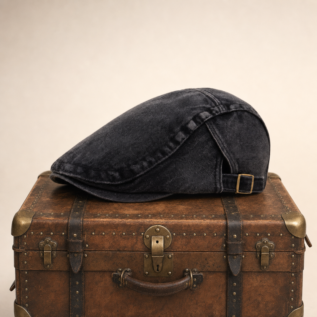 Schiebermütze aus Denim — LOSHEIM