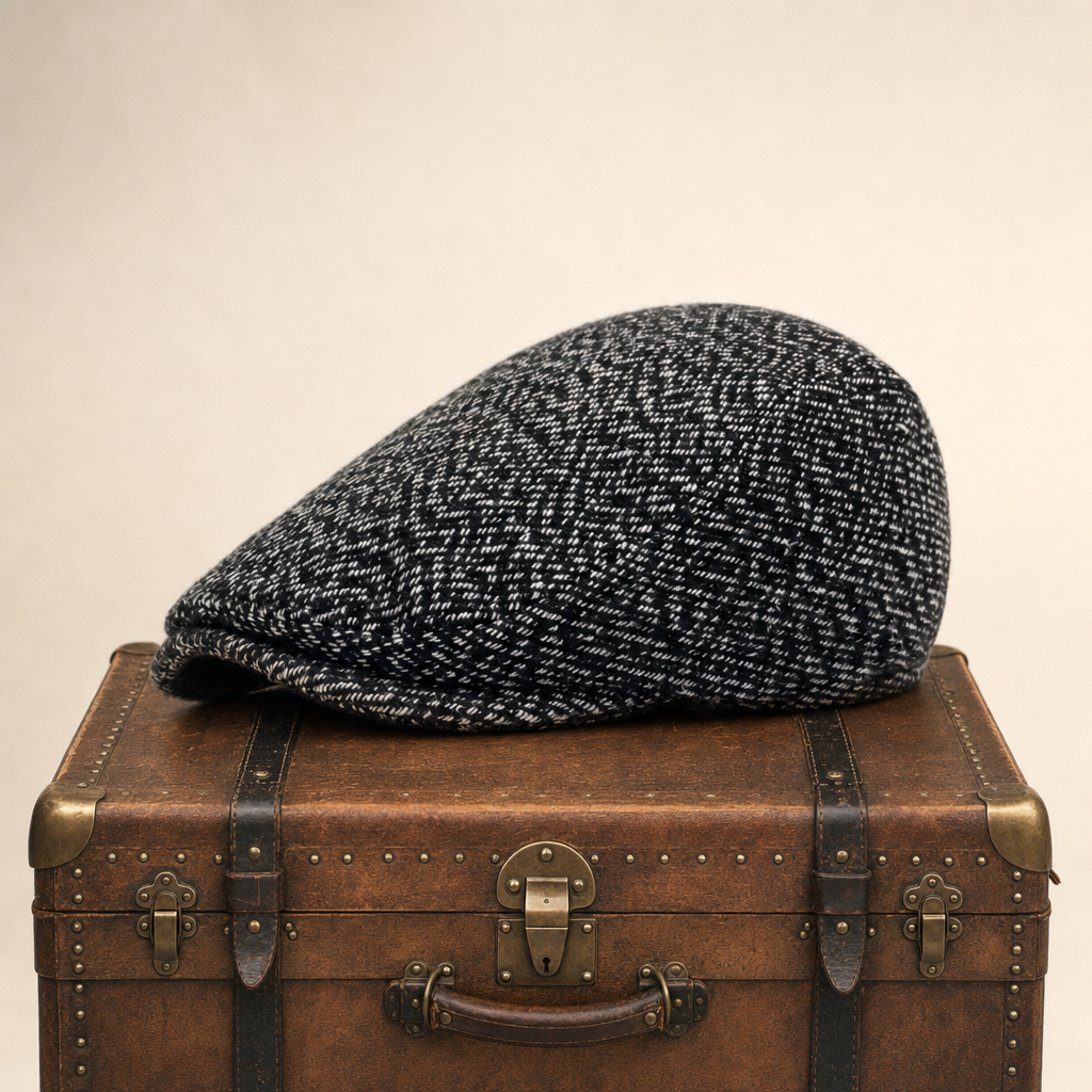 Schiebermütze aus Tweed — BRETTEN