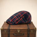 Tartan-Schiebermütze aus einer Wollmischung — GIESSEN