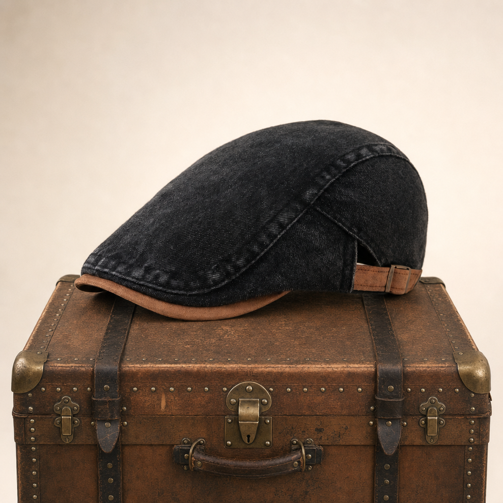 Schiebermütze aus Denim — ESCHWEGE