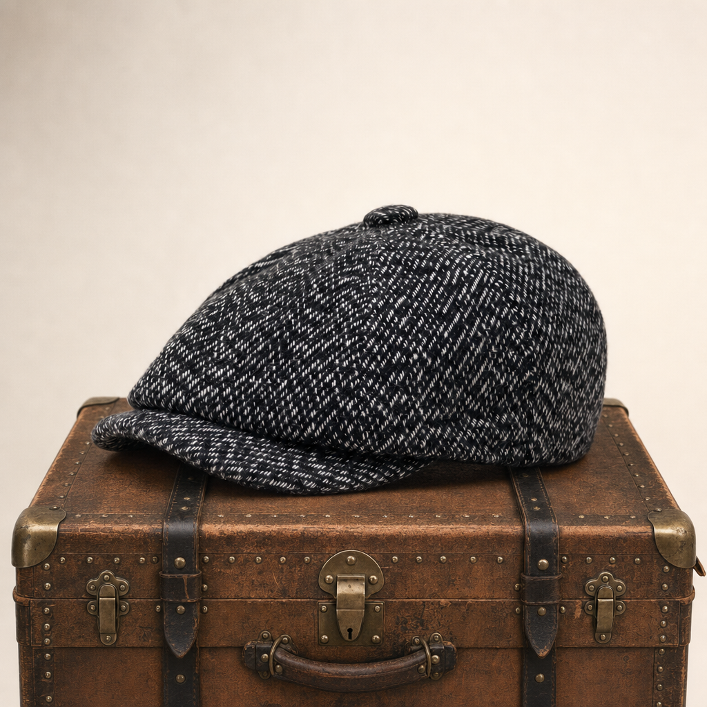 Ballonmütze aus Tweed — SALZUNGEN