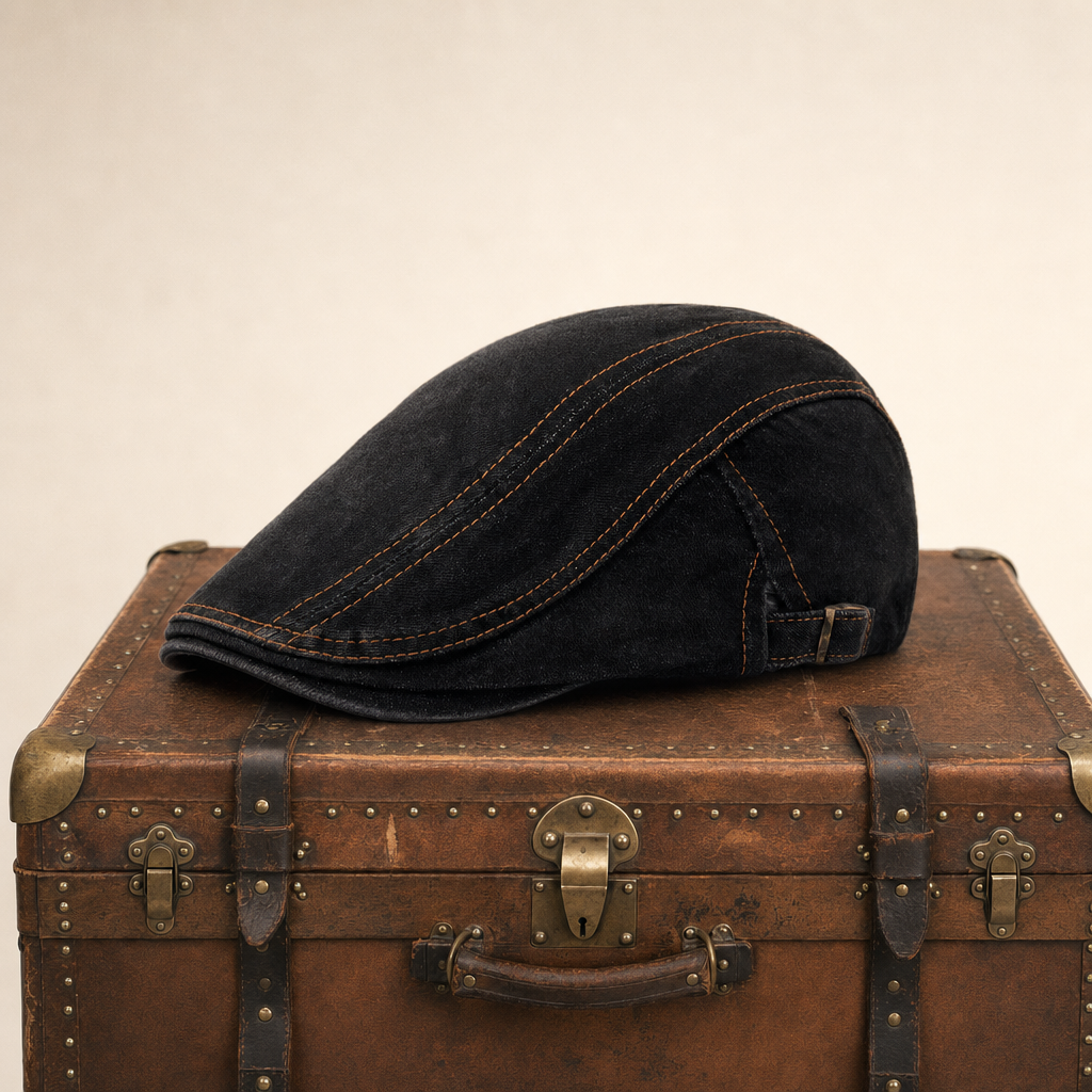 Schiebermütze aus Denim — MARBACH