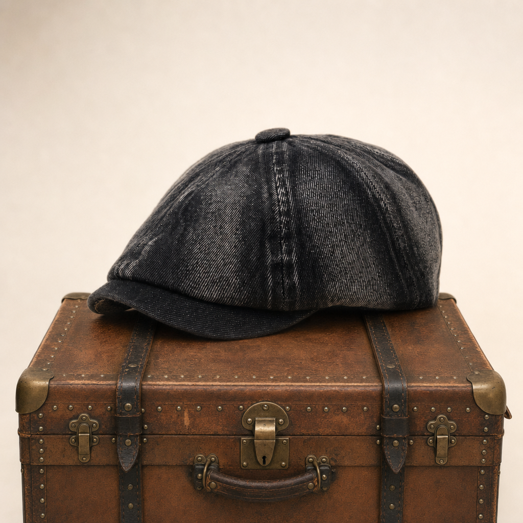 Ballonmütze aus Denim — HOFGEISMAR