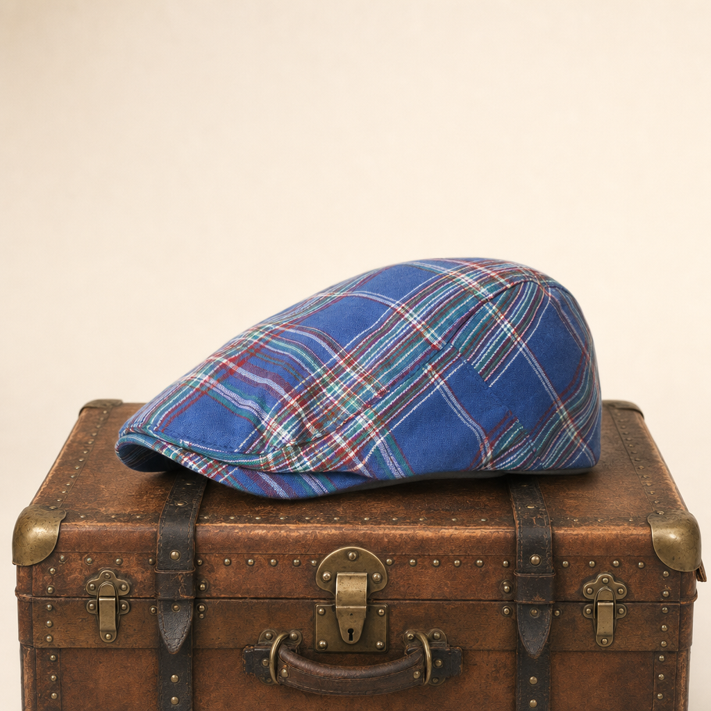 Tartan-Schiebermütze aus einer Wollmischung — GUMMERSBACH