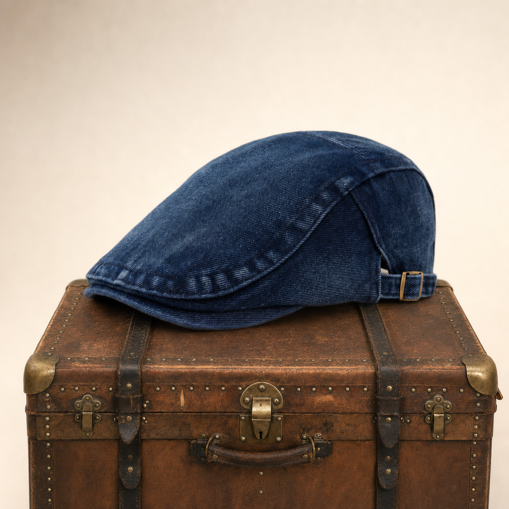 Schiebermütze aus Denim — LOSHEIM