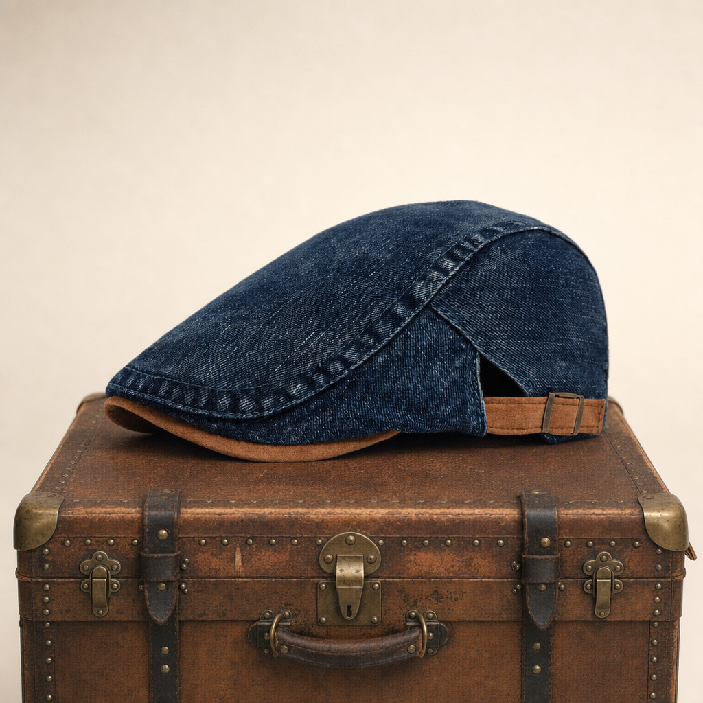 Schiebermütze aus Denim — UETERSEN